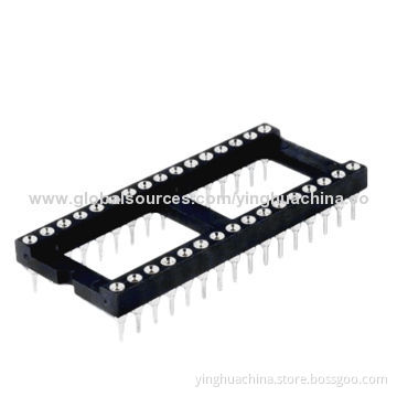IC Socket, Machined Pin, Four-fingered ClipNew